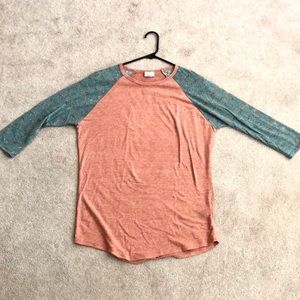 LuLaRoe Irma Baseball Tee